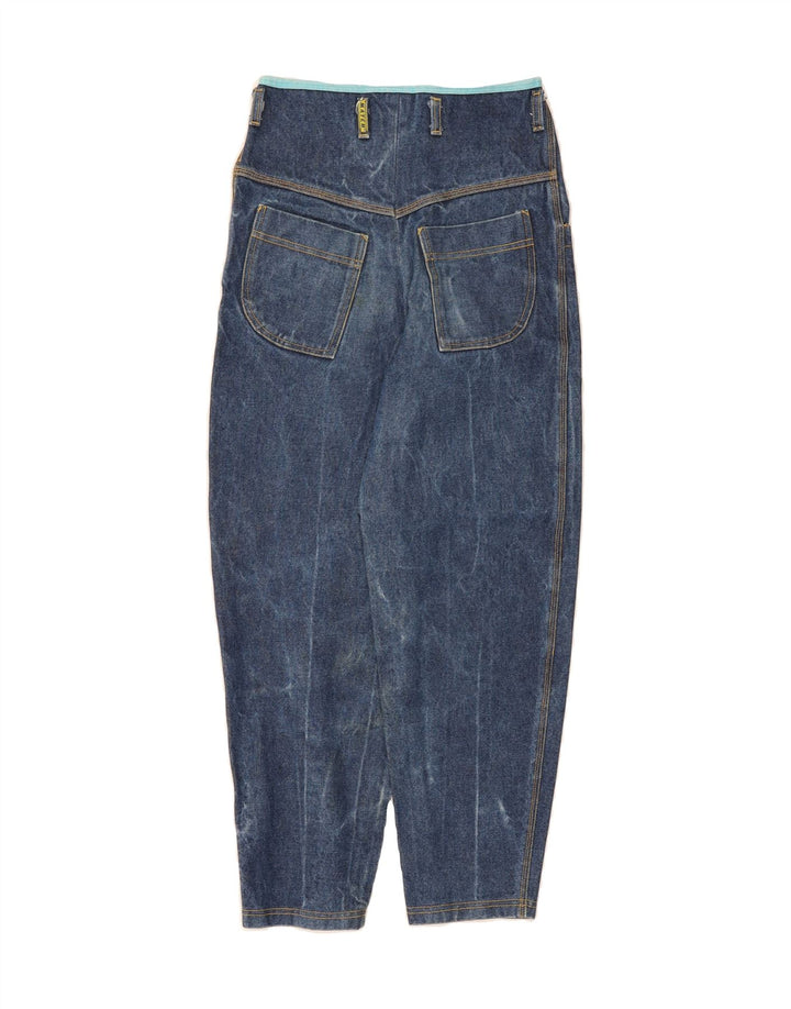MATCH Womens High Rise Tapered Jeans W24 L26 Blue Vintage Match and Second-Hand Match from Messina Hembry 