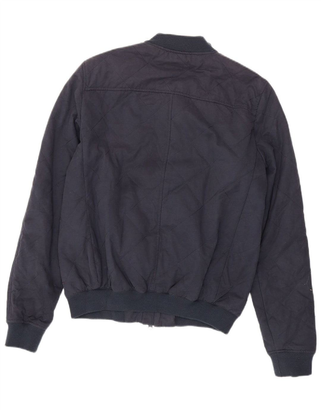 JACK WILLS Herren Bomberjacke UK 36 Small Marineblaue Baumwolle