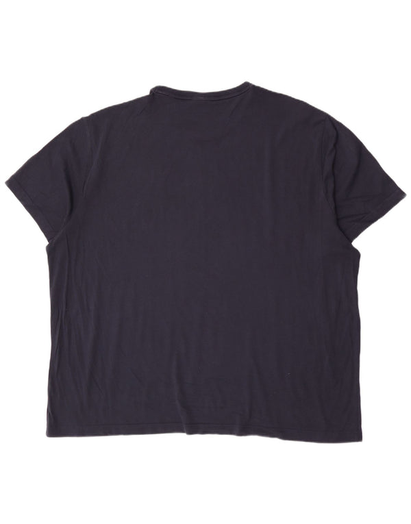 Gant Herren T-Shirt Top 5XL Marineblau