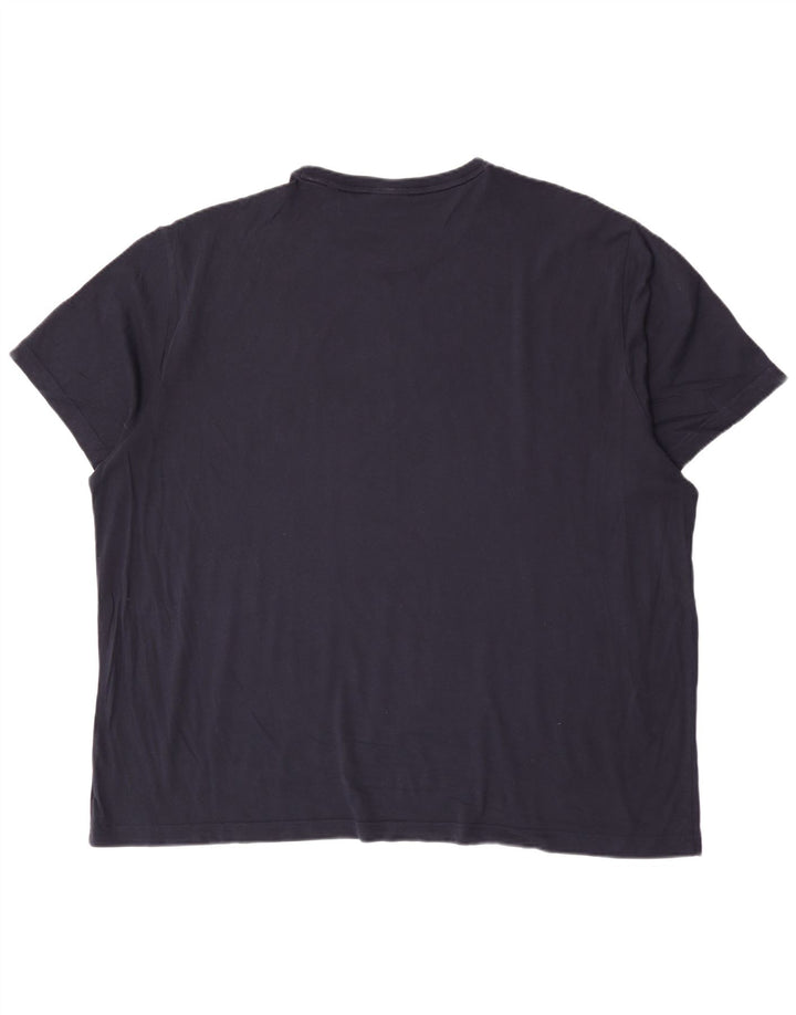Gant Herren T-Shirt Top 5XL Marineblau