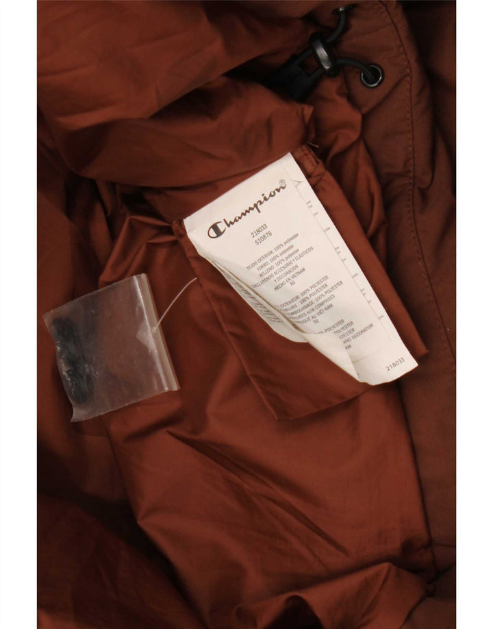 Champion Herren-Jacke mit Kapuze, gepolstert, UK 42, XL, braun, Polyester