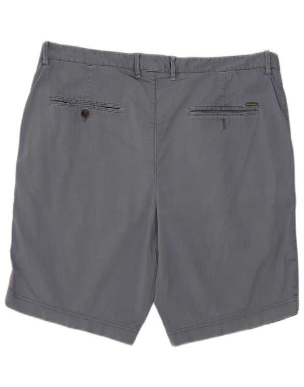 Hugo Boss Herren Chinoshorts IT 50 Large W34 Blaue Baumwolle