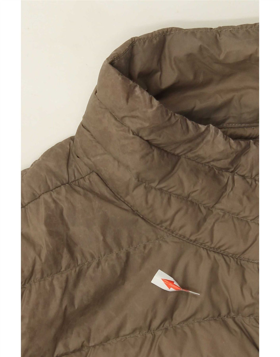 Puffa Wattierte Damenjacke UK 14 Large Braunes Polyamid