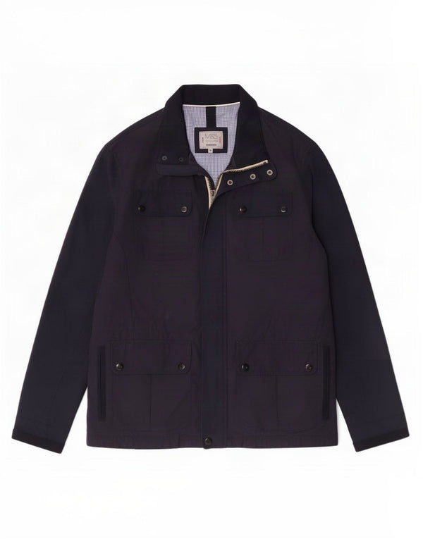 Marks & Spencer Mens Tailored Fit Utility Jacket UK 38 Medium Navy Blue