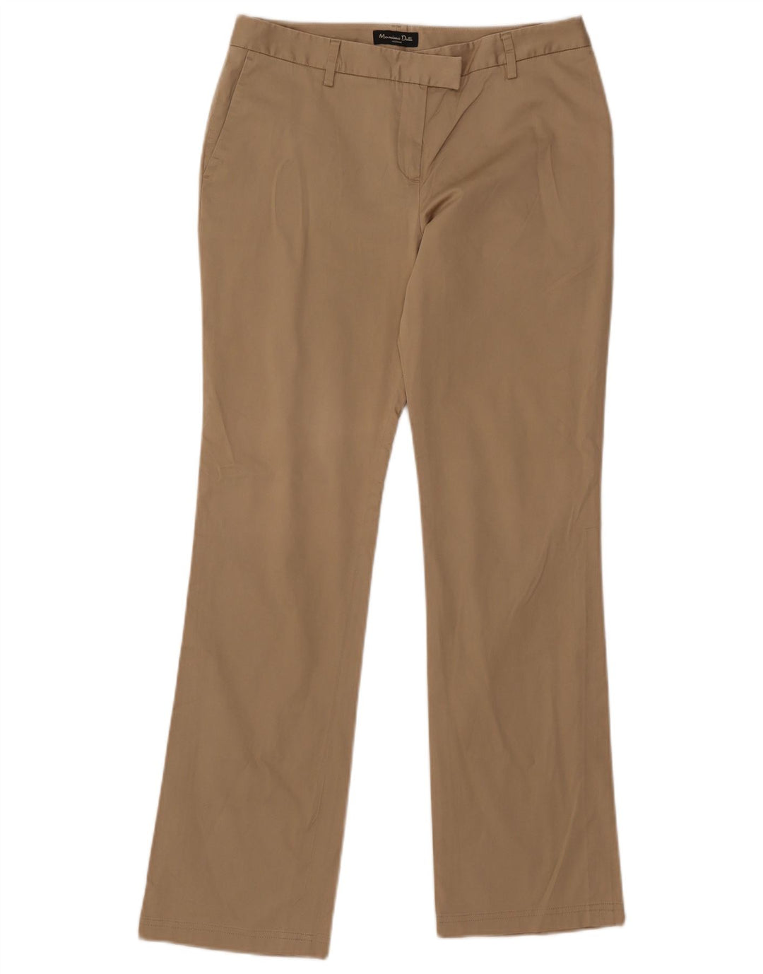 MASSIMO DUTTI Gerade Chino-Hose für Damen, EU 40, Mittel W30 L31, Beige