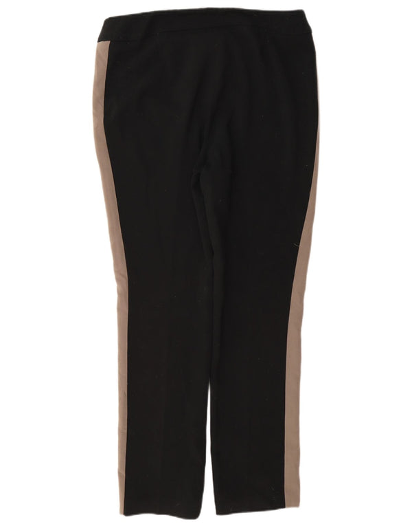 Marks & Spencer Womens Casual Trousers UK 12 Medium W32 L29 Navy Blue