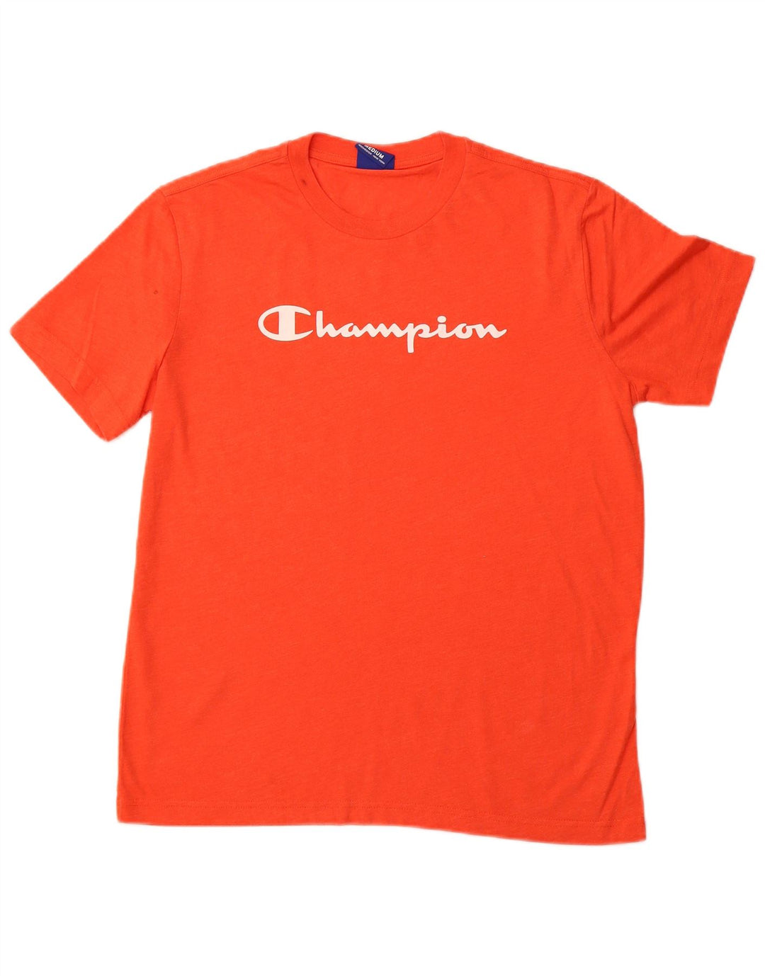 CHAMPION Herren Grafik-T-Shirt-Oberteil Mittelorange
