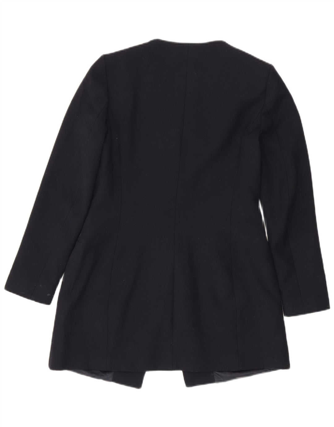 Zara Damen-Blazer mit durchgehendem Reißverschluss, UK 12, mittelmarineblau, Polyester