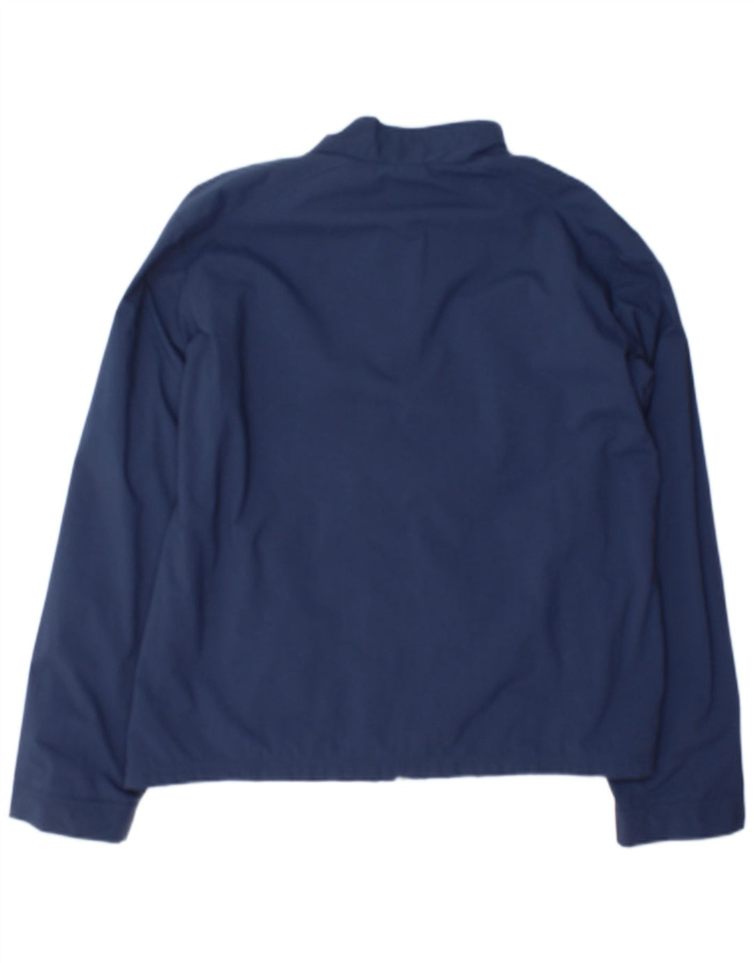 Nike Damen-Trainingsanzug-Top-Jacke UK 14/16 Large Marineblaues Nylon