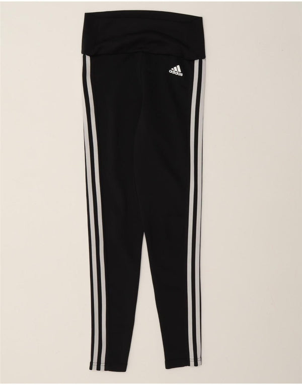 Adidas Womens Aeroready Leggings UK 4/6 XS Black Polyester