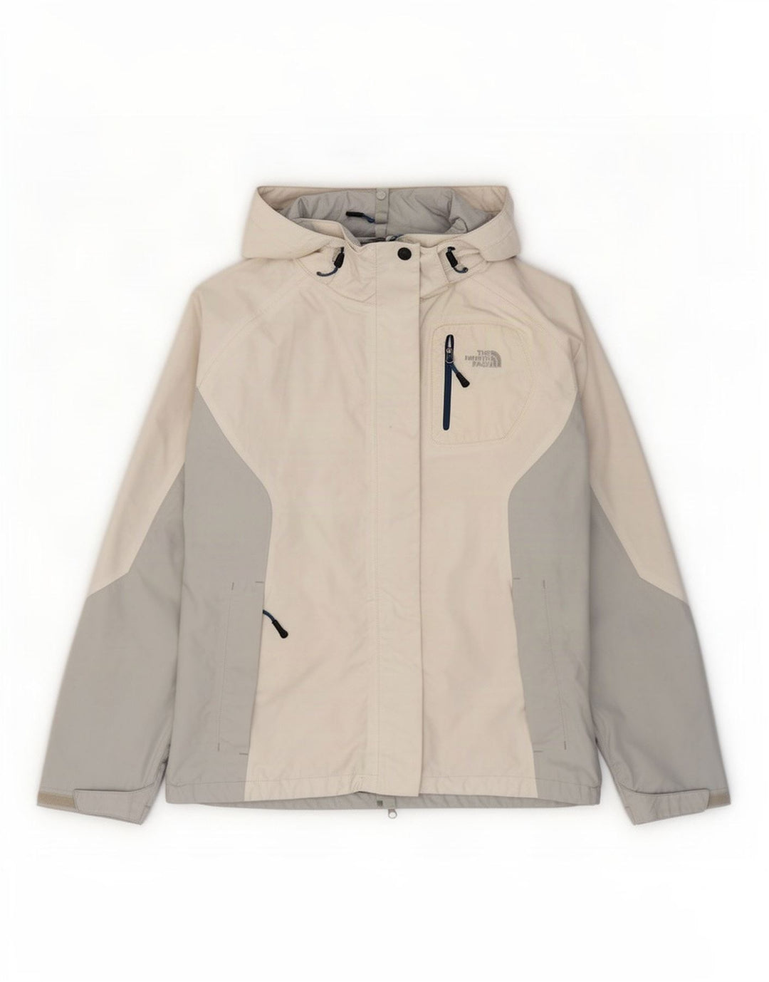 The North Face Damen-Windbreaker-Jacke, UK 16, Größe L, Weiß, Farbblock