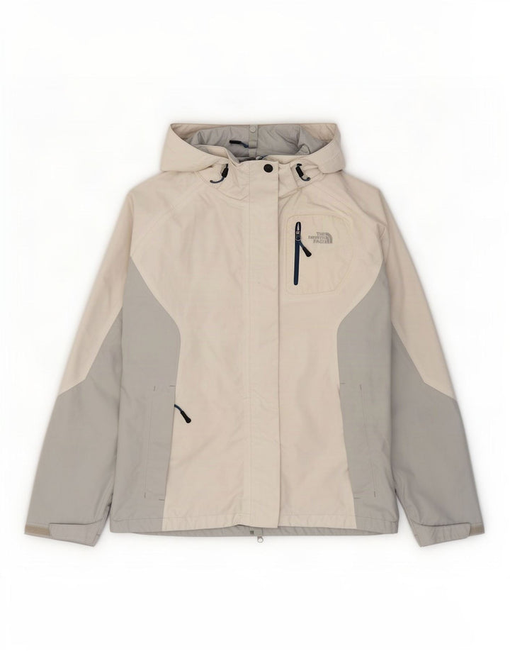 The North Face Damen-Windbreaker-Jacke, UK 16, Größe L, Weiß, Farbblock