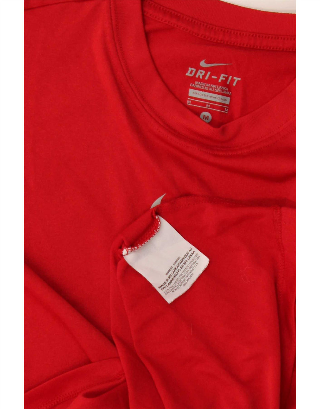 Nike Jungen Dri Fit T-Shirt Top 10–11 Jahre mittelrotes Polyester