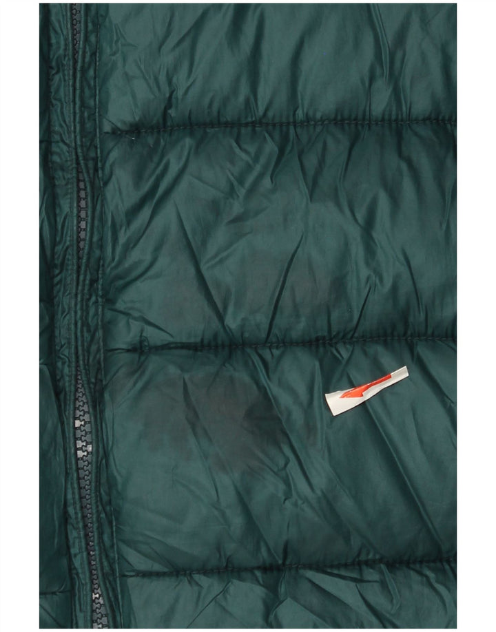 Champion wattierte Jungenjacke mit Kapuze, 15–16 Jahre, 2XL, grünes Polyester