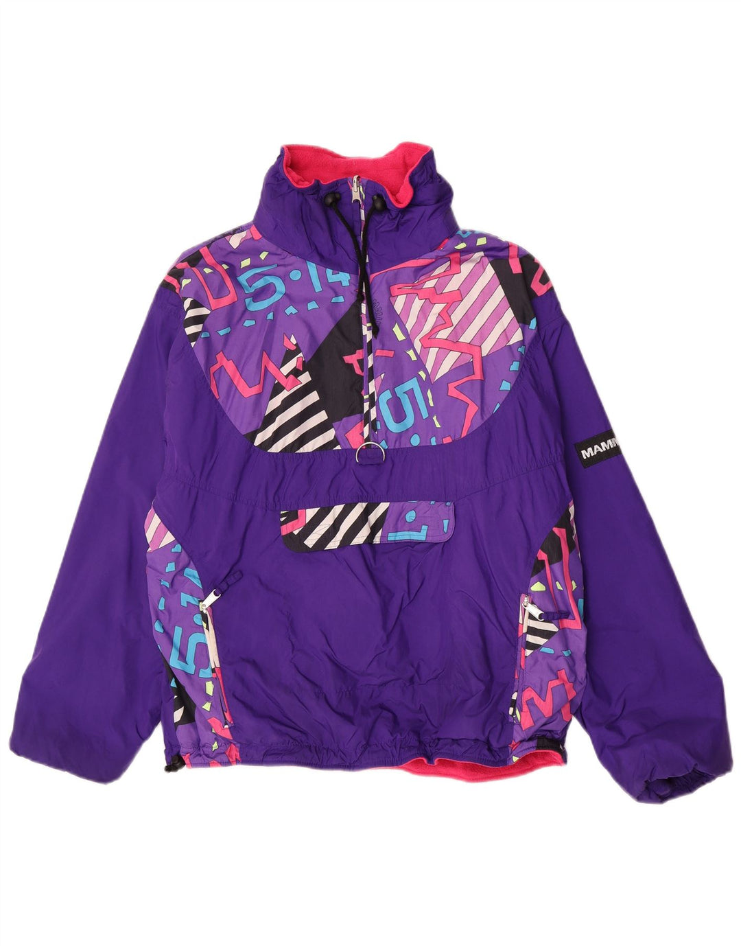 Mammut Herren Graphic Anorak Jacke UK 40 L Mehrfarbig Geometrisch