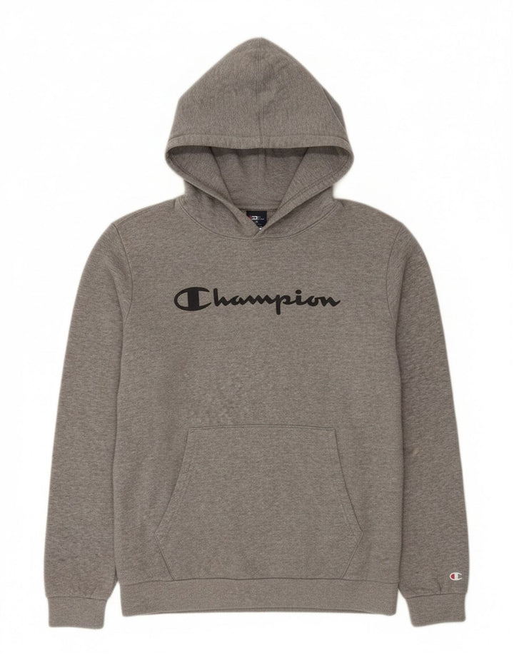 Champion Kapuzenpullover mit Grafik für Jungen, 15–16 Jahre, 2XL, Grau meliert