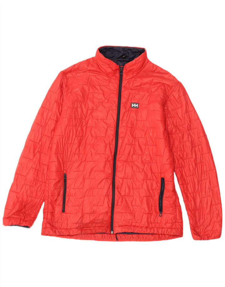 Helly Hansen Herren Wattierte Jacke UK 42 XL Rot Polyamid