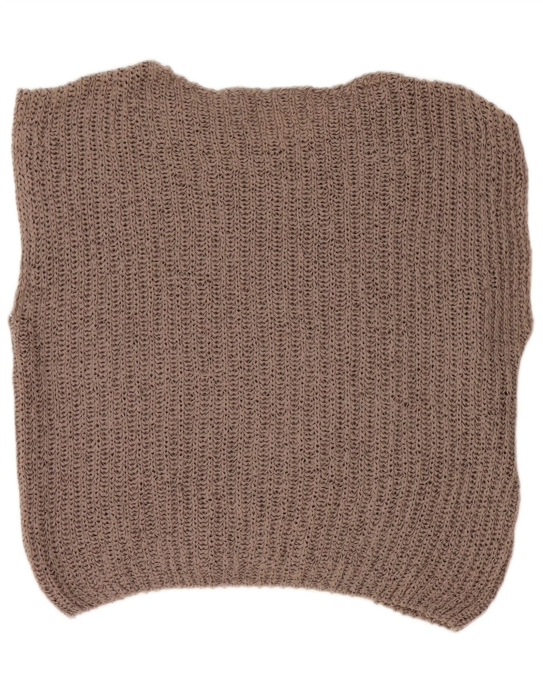 Zara Damen Übergroßes Weste-Tanktop UK 10 Small Beige