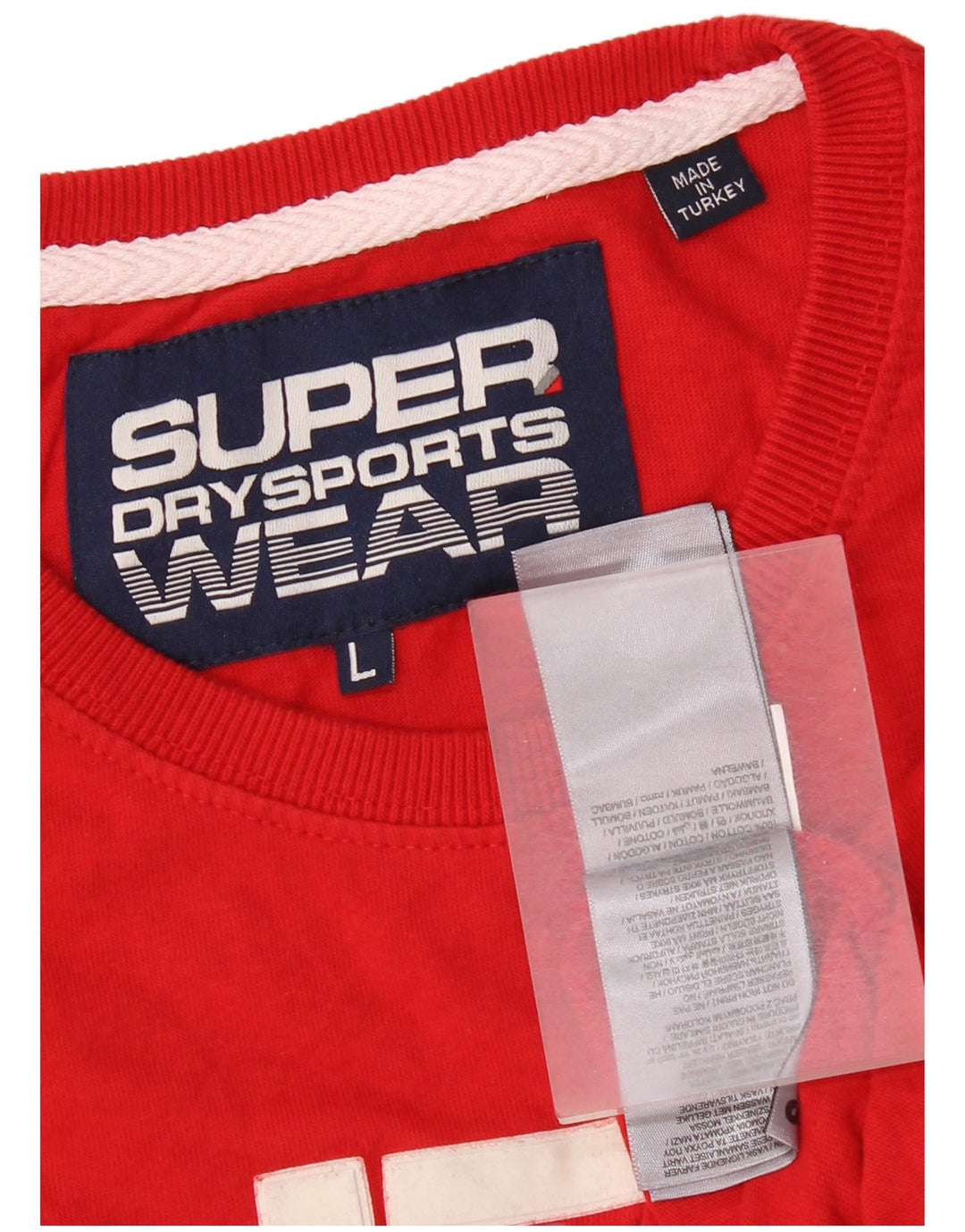 Superdry Herren-T-Shirt mit Grafik, Größe L, aus roter Baumwolle