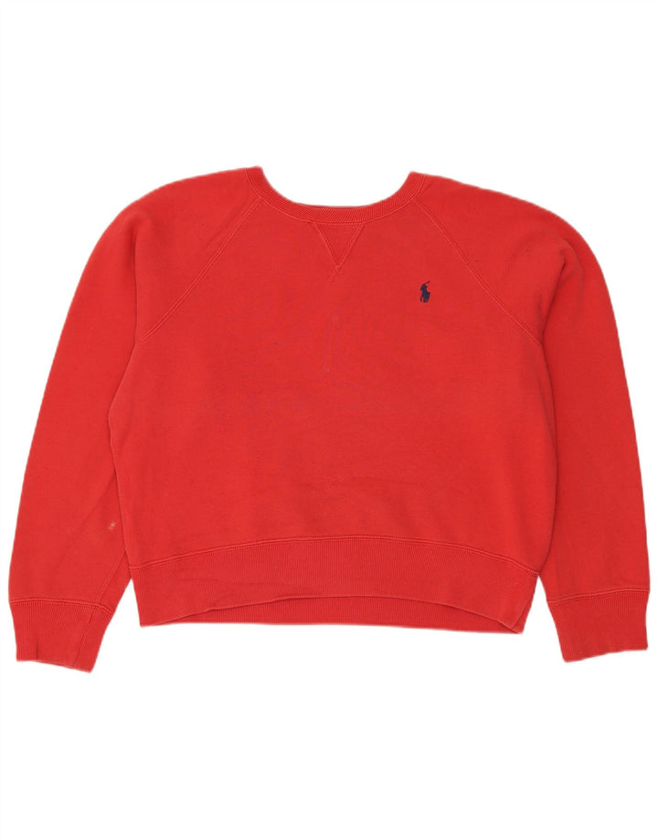 Polo Ralph Lauren Damen-Sweatshirt in Übergröße, Gr. 14, Mittelrot