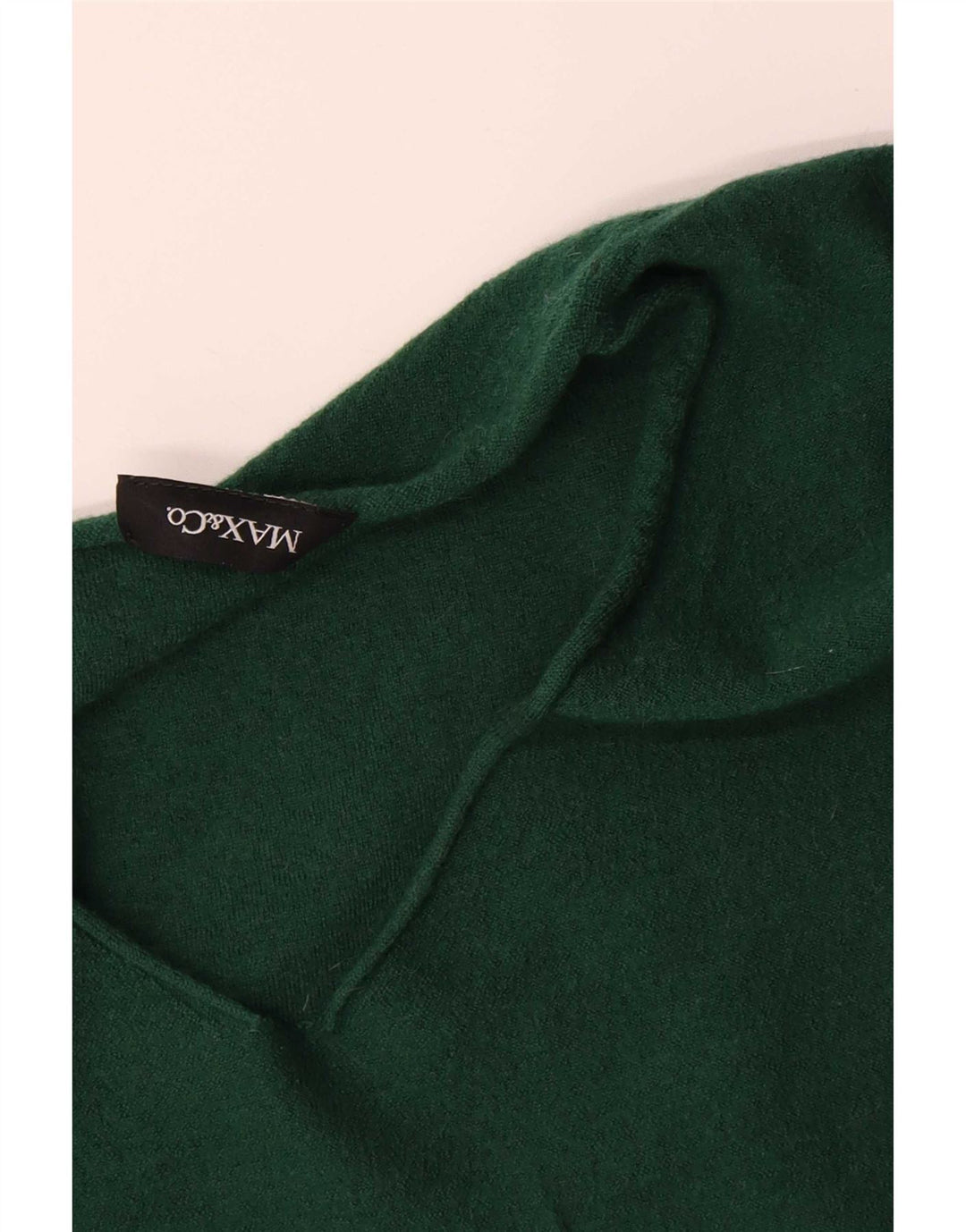 Max & Co. Damen-Pullover mit V-Ausschnitt, Gr. 10, Größe S, Grün