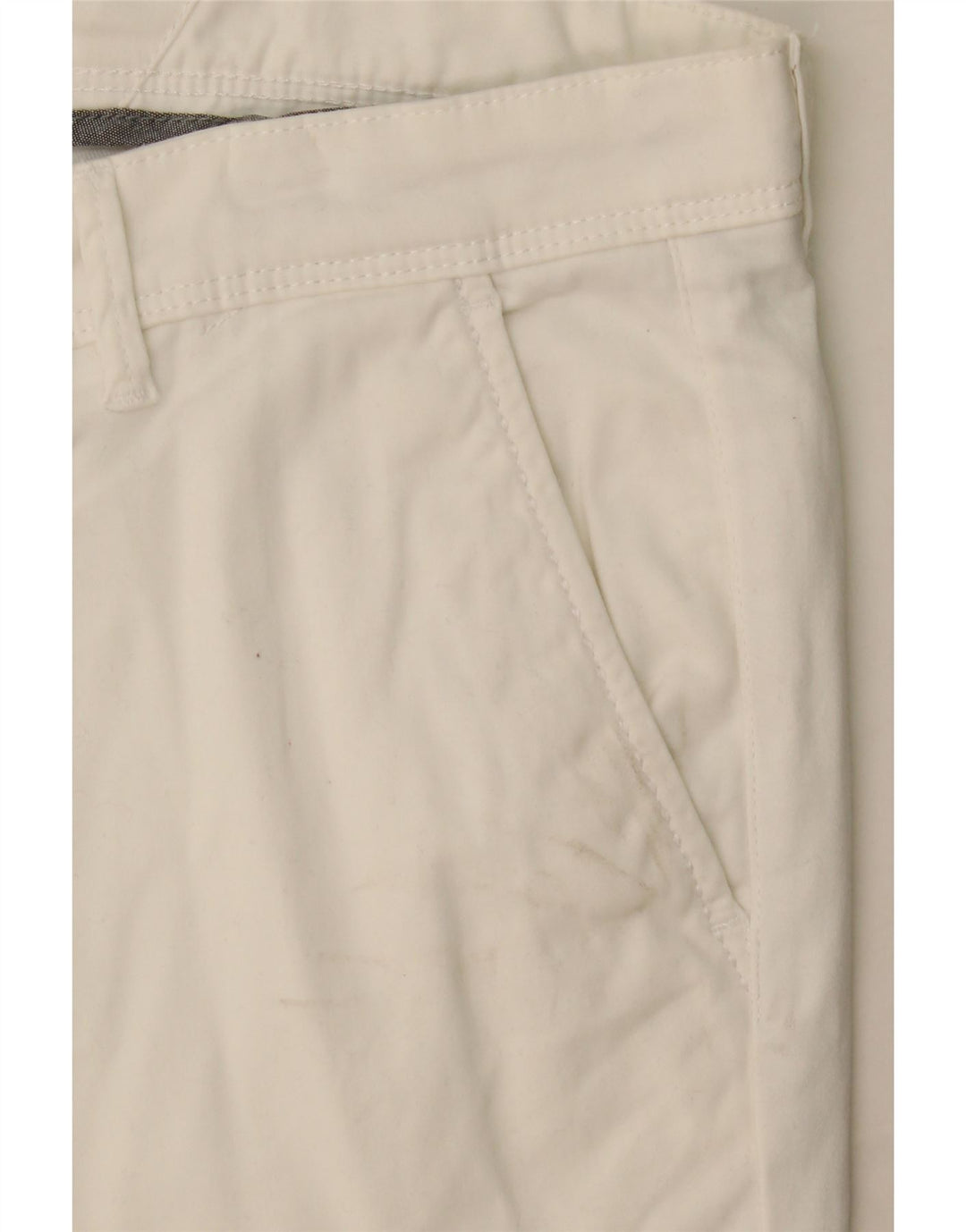 JACK & JONES Herren Chinoshorts Medium W32 Weiß