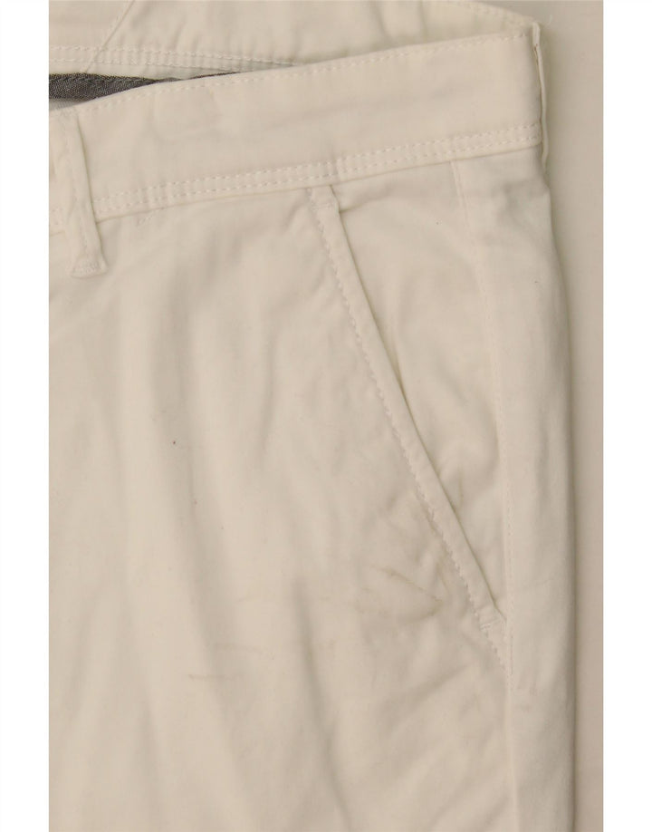 JACK & JONES Herren Chinoshorts Medium W32 Weiß