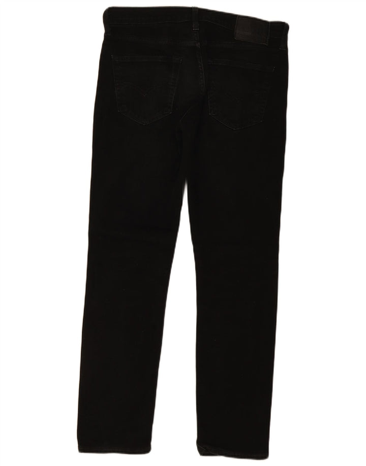 Levi's Herren 511 Slim Jeans W32 L32 schwarze Baumwolle