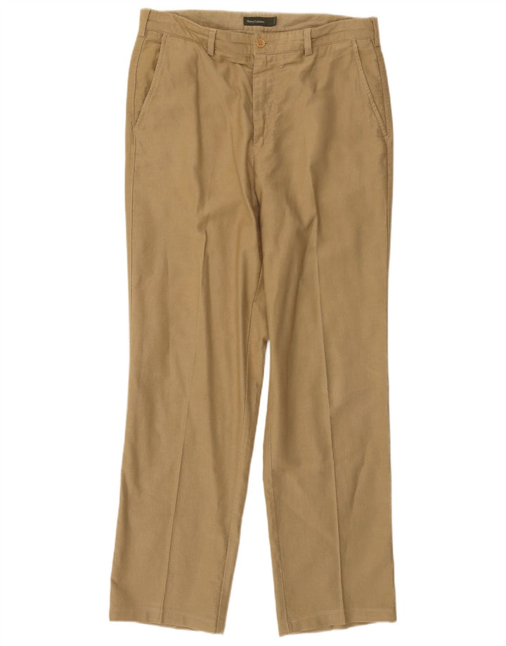 HENRY COTTONS Gerade Chino-Hose für Herren, IT 50, Größe L, W32, L29, Beige