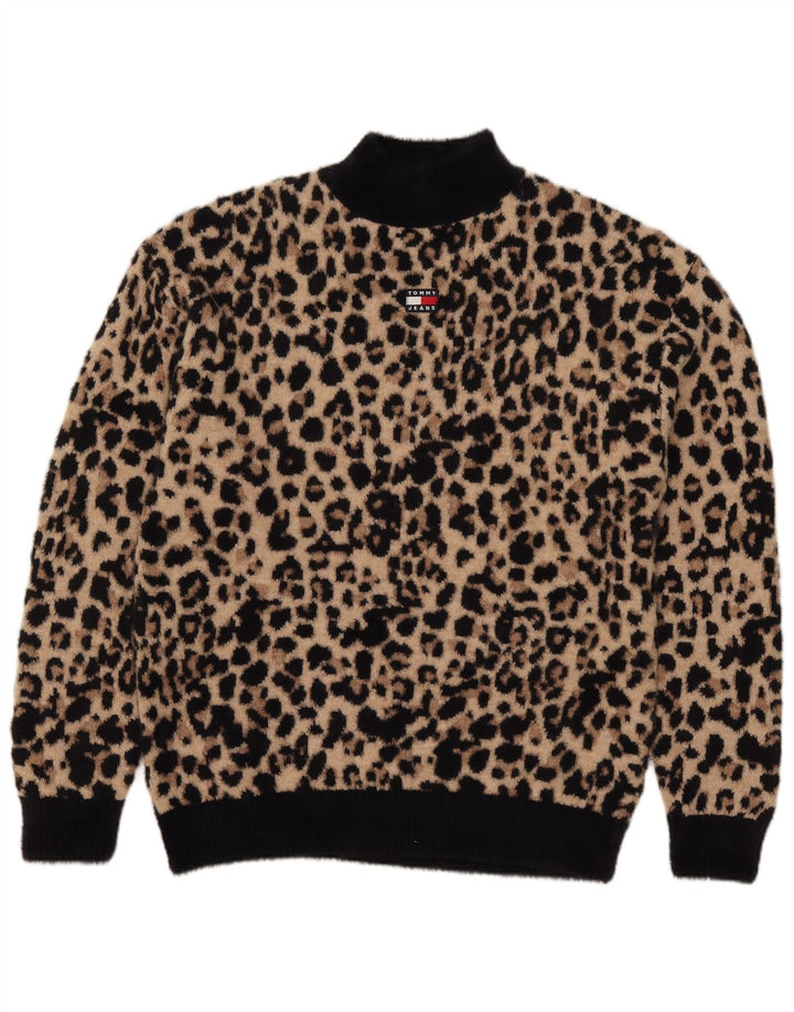 Tommy Hilfiger Rollkragenpullover für Damen, Gr. 14, Mittelbraun
