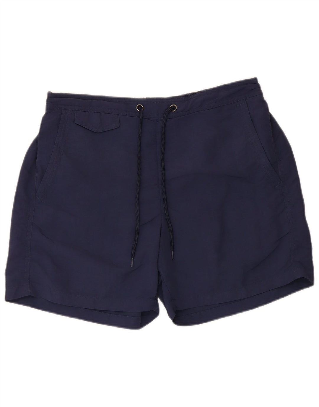 Ted Baker Herren-Badeshorts, Größe 4, groß, marineblaues Polyamid