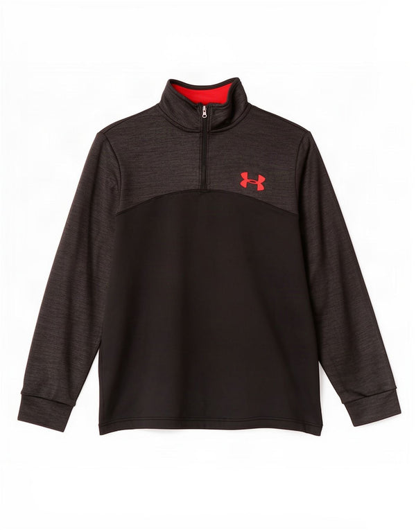 Under Armour Herren Cold Gear Sweatshirt Pullover Small Schwarz Farbblock