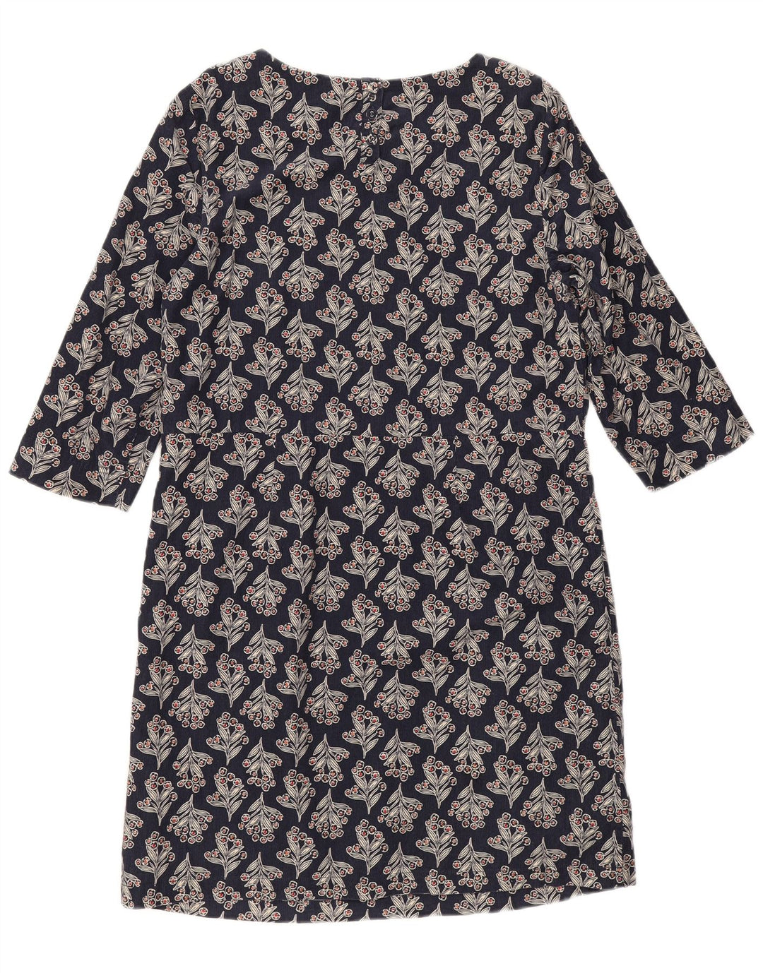 Seasalt Cornwall Damen Etuikleid UK 12 Medium Marineblau mit Blumenmuster