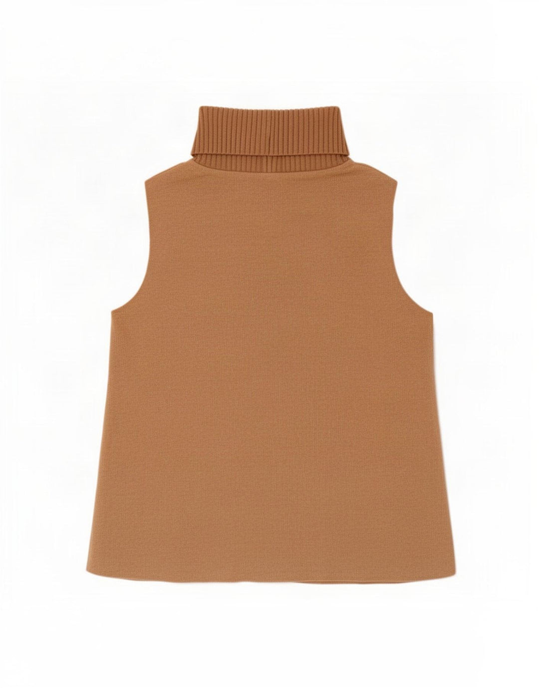 Zara Damen Weste Top UK 12 Mittelbeige Baumwolle