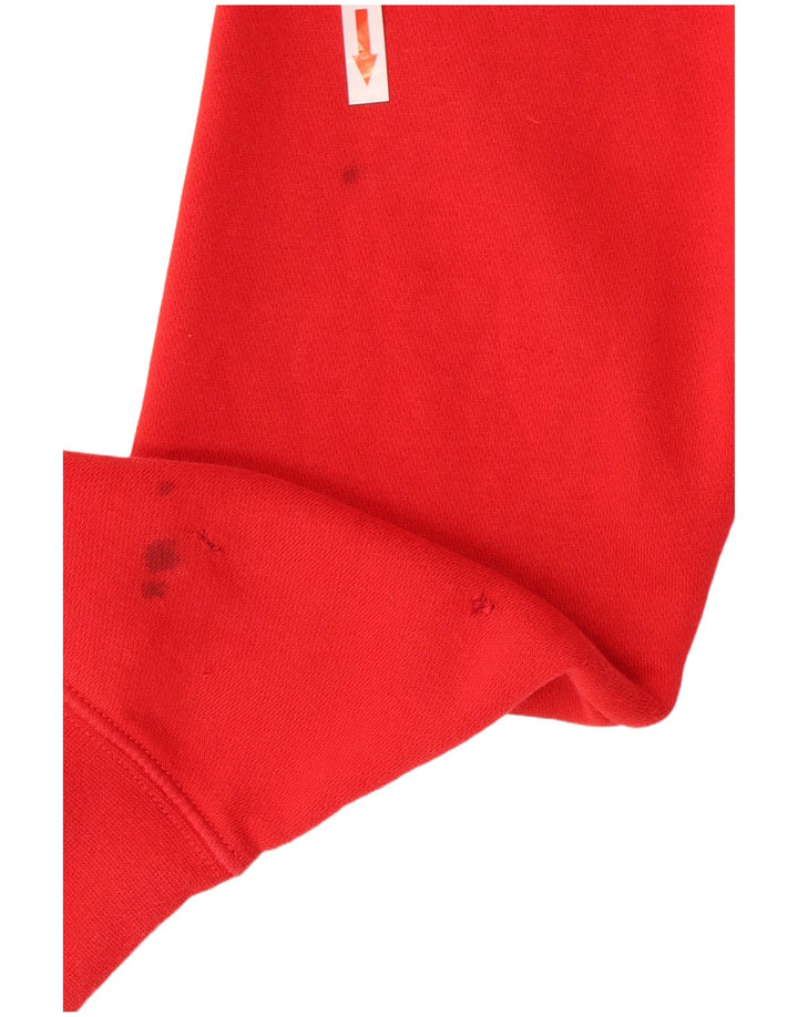 Nike Herren Kapuzenpullover, klein, rote Baumwolle
