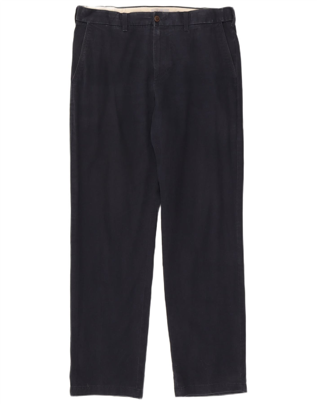 Marks & Spencer Herren-Chinohose, normal, W36, L33, Marineblau, Baumwolle