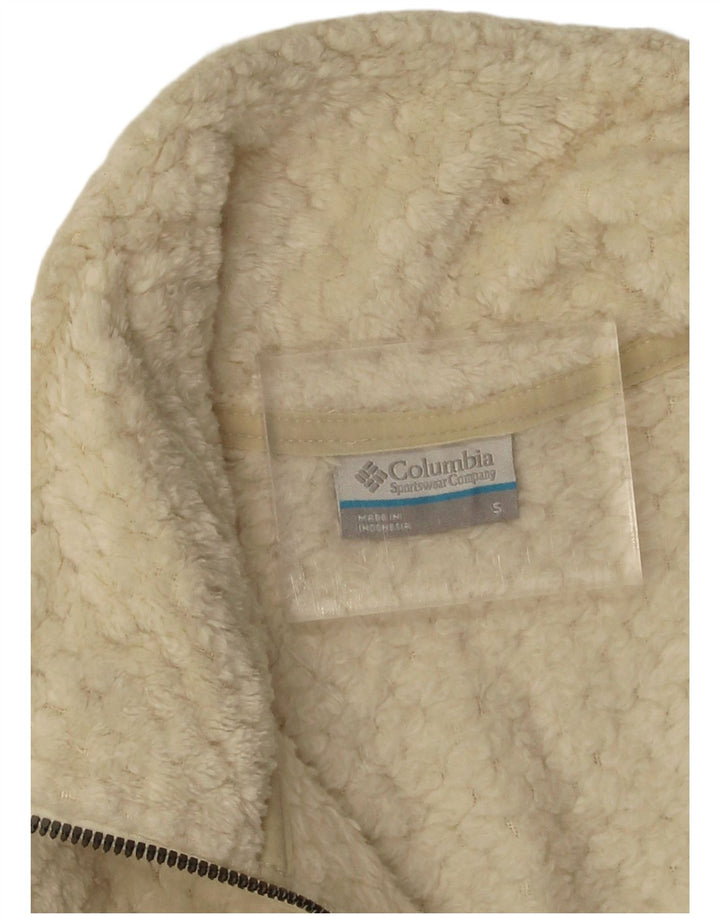 Columbia Damen Fleecejacke UK 10 Small Off White Polyester