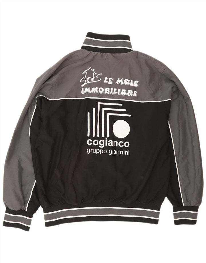 Umbro Herren-Trainingsanzug mit grafischem Oberteil, großes graues Farbblock-Polyester