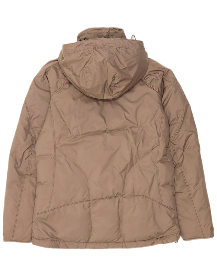 COLUMBIA Damen-Übergröße mit Kapuze, wattierte Jacke, Größe S: 10, Größe: Grau, Nylon