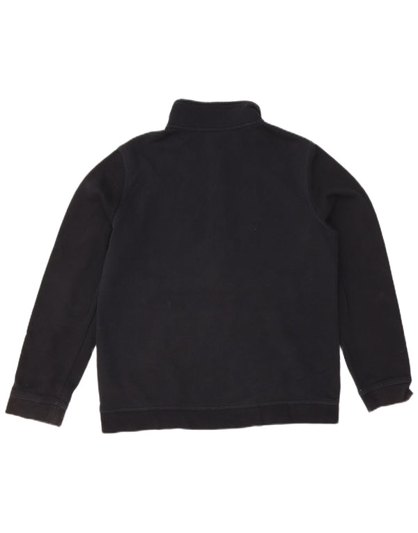 Nike Jungen-Sweatshirt mit Reißverschluss am Hals, 13–14 Jahre, XL, schwarze Baumwolle