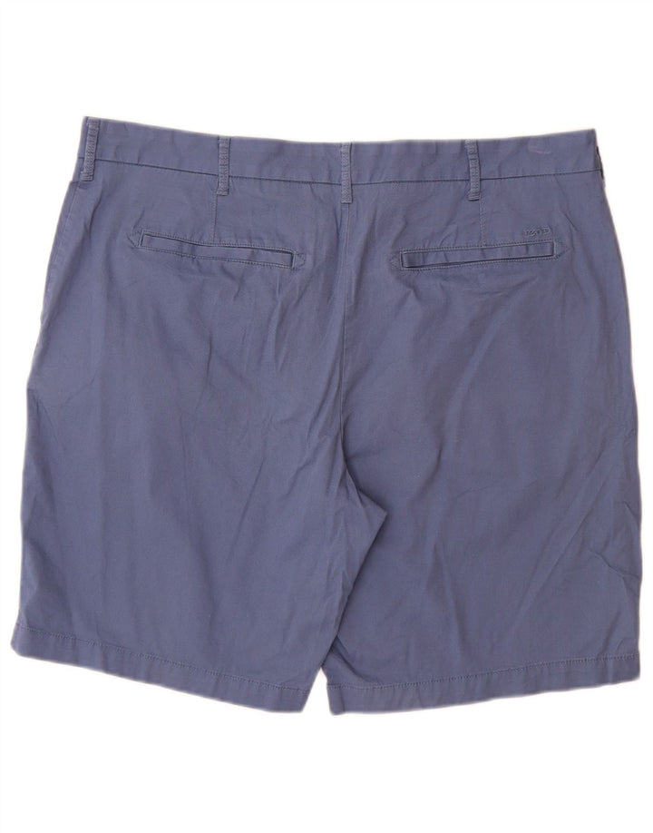 IZOD Herren Salt Water Chino Shorts W38 XL Blaue Baumwolle
