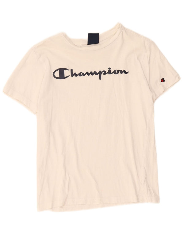 Champion T-Shirt mit Grafik für Jungen, 11–12 Jahre, Größe L, Weiß