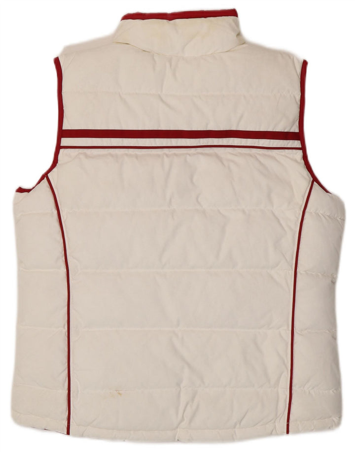 Nike Damen Reversible gepolsterte Weste UK 14/16 Large Weiß Polyester