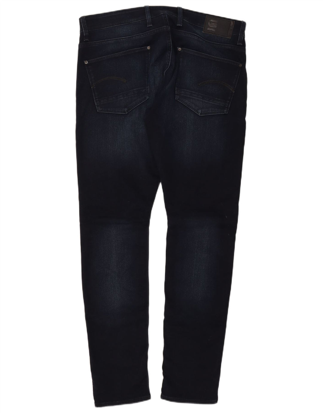 G-Star Herren Revend Skinny Jeans W38 L34 Marineblaue Baumwolle