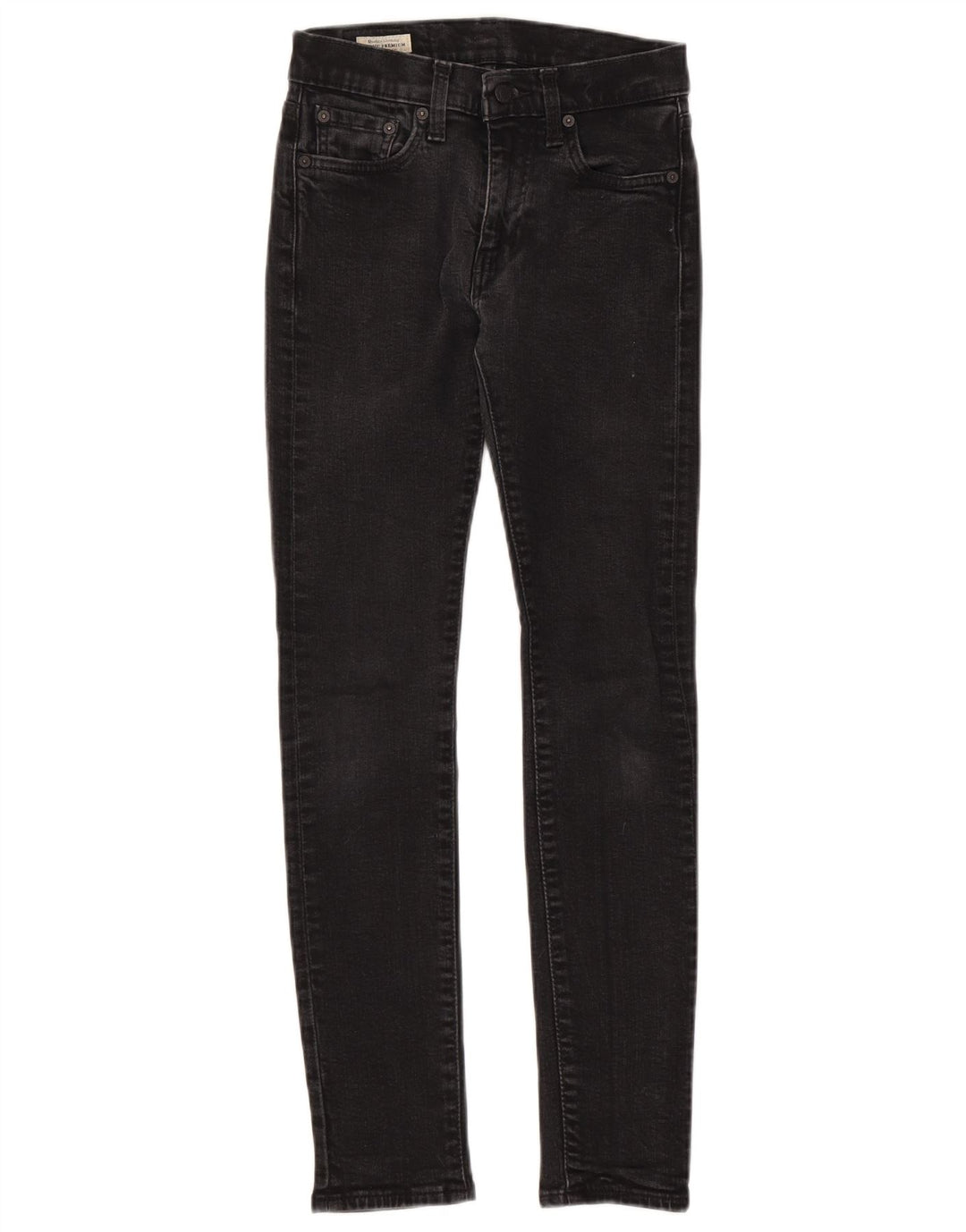 Levi's Damen Skinny Jeans W28 L29 Schwarze Baumwolle