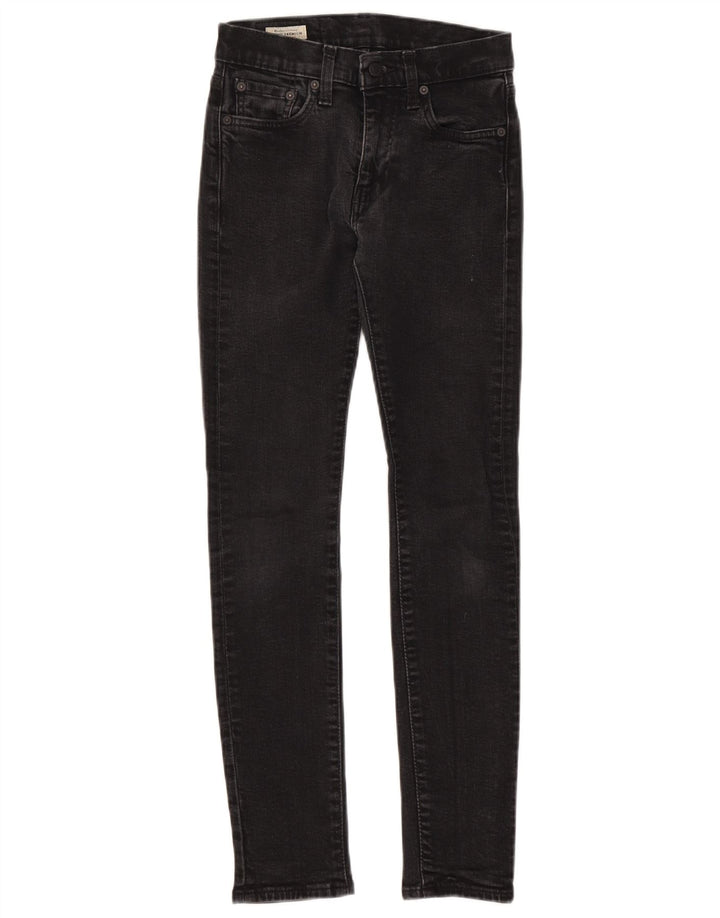 Levi's Damen Skinny Jeans W28 L29 Schwarze Baumwolle