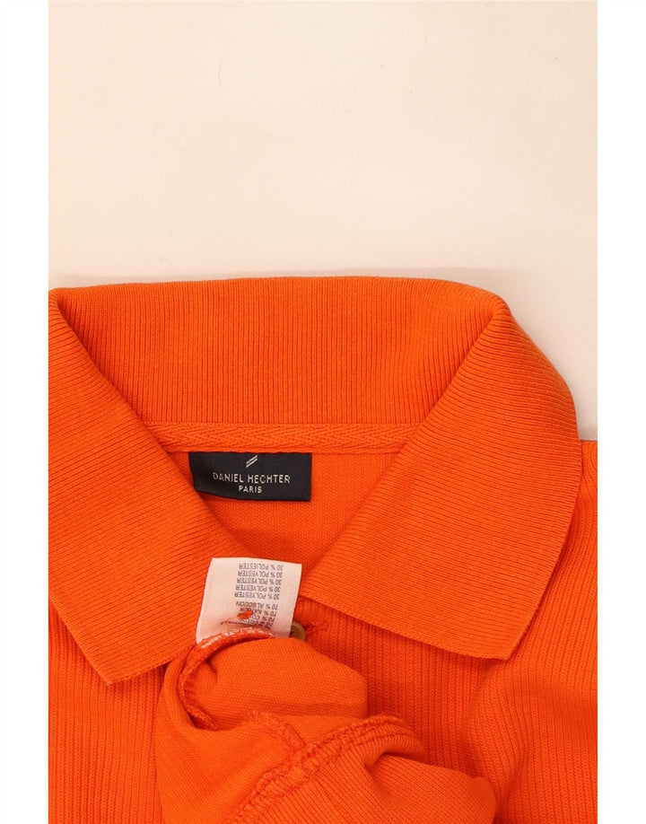 Daniel Hechter Herren-Pullover mit Rollkragen, IT 50, mittelorange Baumwolle