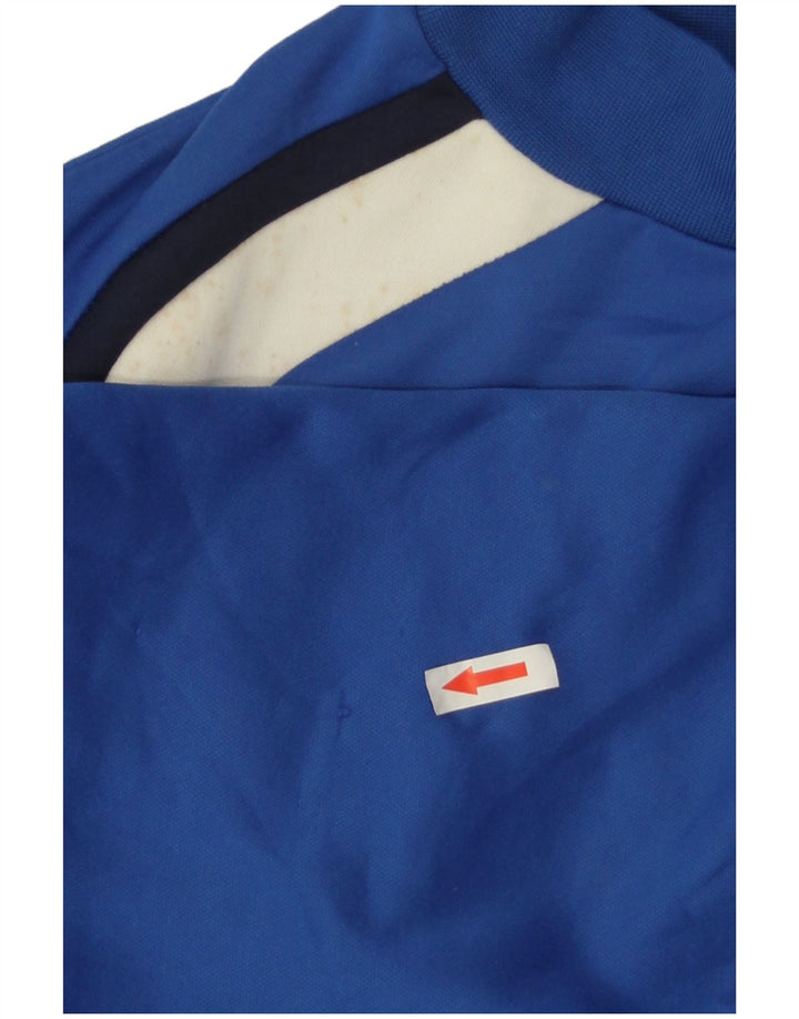 Diadora Herren-Sweatshirt-Pullover, kleines blaues Farbblock-Polyester