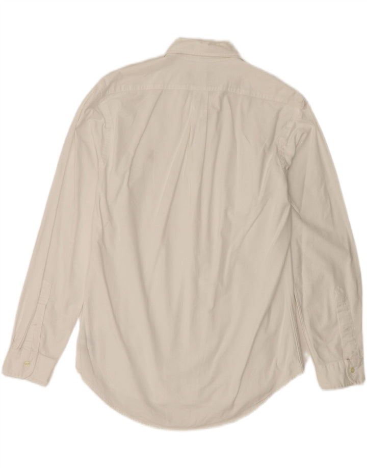 Polo Ralph Lauren Herren-Slim-Fit-Hemd aus mittelweißer Baumwolle