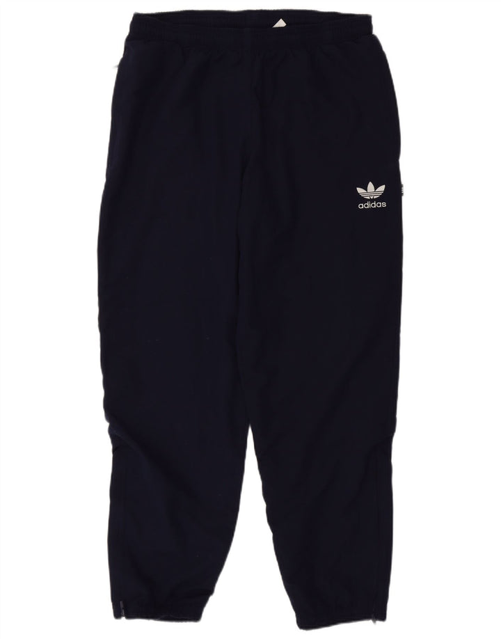 Adidas Herren-Trainingshose, Joggers, mittleres Marineblau, Polyester
